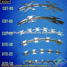High quality stainless steel blade barbed wire with competitive price in store